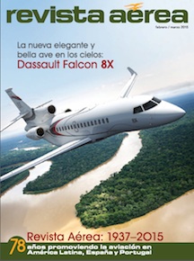 Revista Aerea - febrero/marzo 2015, Latin American Aviation magazine, Spanish Language Edition